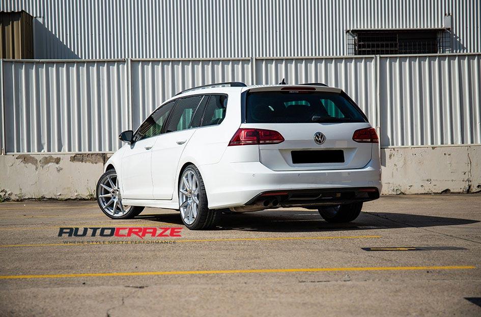 VOLKSWAGEN GOLF ESSEN SILVER MACHINED FACE